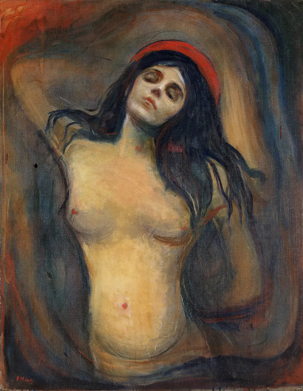 Madonna in Detail Edvard Munch